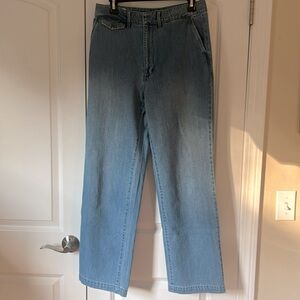 GAP high rise denim wide leg loose fit trouser jeans 28/6